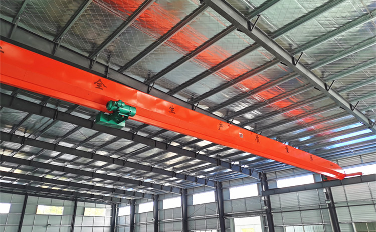 安徽池州某电梯公司案例：5吨LDA型电动单梁行吊起重机