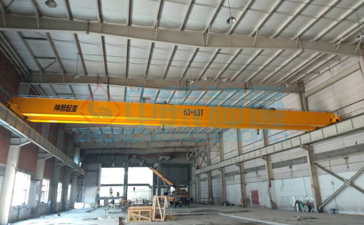 6.3T+6.3T双小车欧式双梁起重机