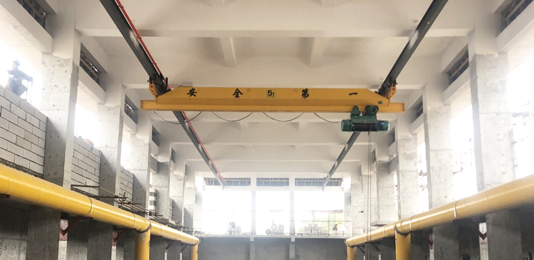 LX型电动单梁悬挂起重机客户案例——中泽市政建设有限公司