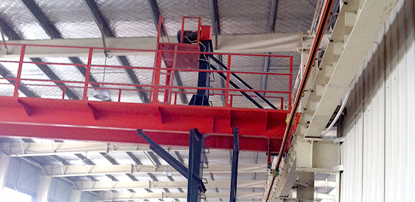 萨帕铝型材-吊运铝型材专用起重机LH2t+2t（公司专利）